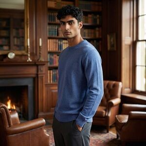 NWT J.Crew Men’s Cotton Pullover Sweater Size XL